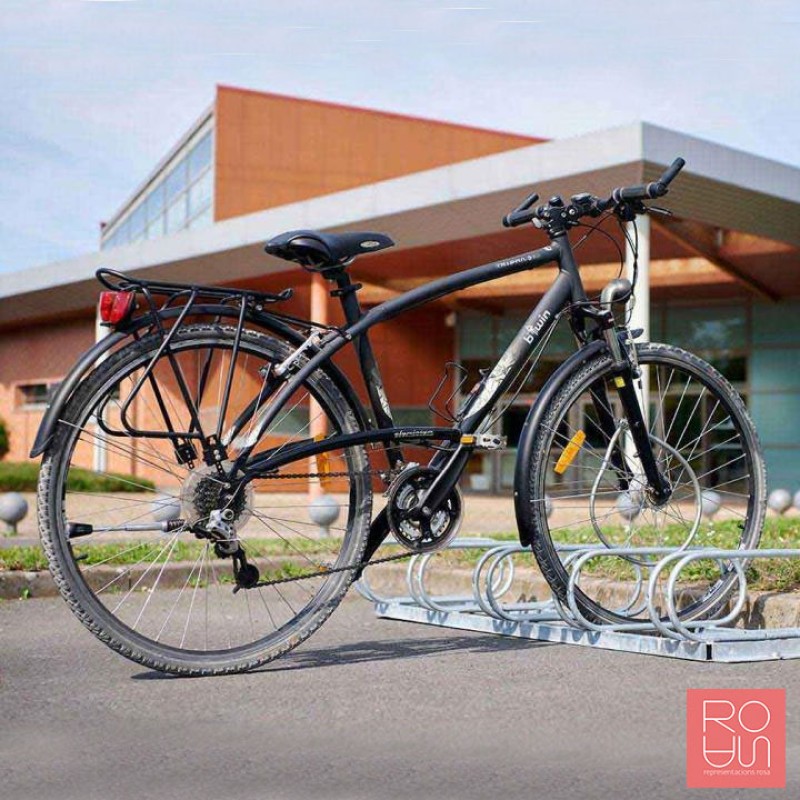 Aparcabicicletes Eco de 5 Places | Acer Galvanitzat
